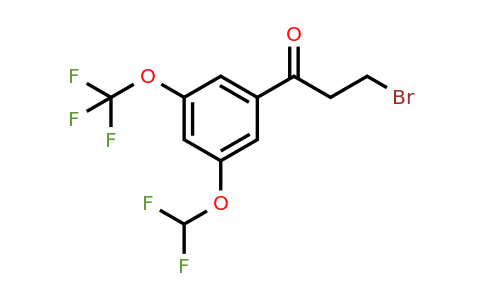 1261441-80-8 | 3-Bromo-3'-(difluoromethoxy)-5'-(trifluoromethoxy)propiophenone