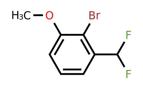 1261441-82-0 | 2-Bromo-3-(difluoromethyl)anisole