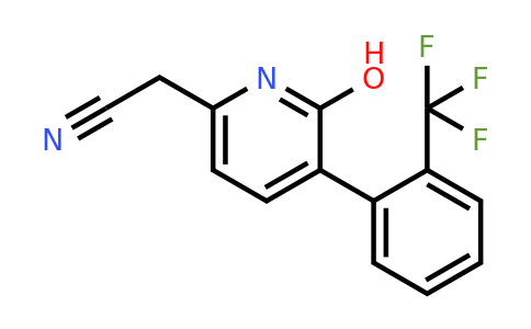 1261442-85-6 | 2-Hydroxy-3-(2-(trifluoromethyl)phenyl)pyridine-6-acetonitrile