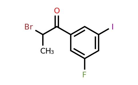 1261442-87-8 | 2-Bromo-3'-fluoro-5'-iodopropiophenone