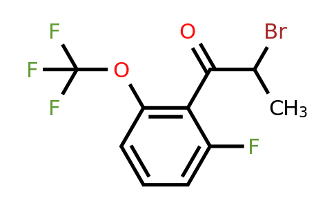 1261442-94-7 | 2-Bromo-2'-fluoro-6'-(trifluoromethoxy)propiophenone