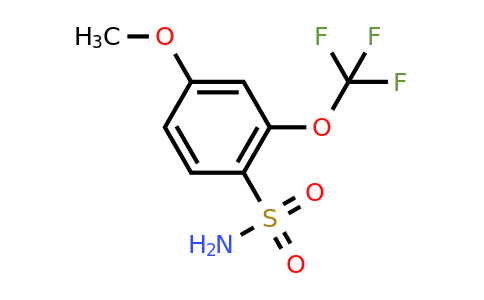 1261442-95-8 | 4-Methoxy-2-(trifluoromethoxy)benzenesulfonamide