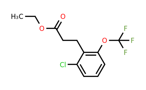 1261443-09-7 | Ethyl 3-(2'-chloro-6'-(trifluoromethoxy)phenyl)propionate