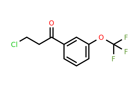 1261443-48-4 | 3-Chloro-3'-(trifluoromethoxy)propiophenone