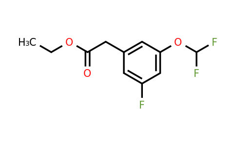 1261443-51-9 | Ethyl 3-(difluoromethoxy)-5-fluorophenylacetate