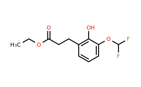 1261443-60-0 | Ethyl 3-(3'-(difluoromethoxy)-2'-hydroxyphenyl)propionate