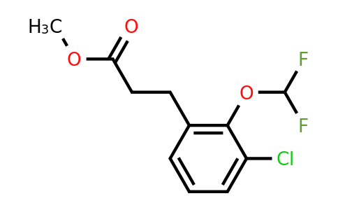 1261443-86-0 | Methyl 3-(3'-chloro-2'-(difluoromethoxy)phenyl)propionate