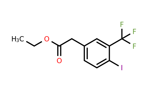 1261444-16-9 | Ethyl 4-iodo-3-(trifluoromethyl)phenylacetate