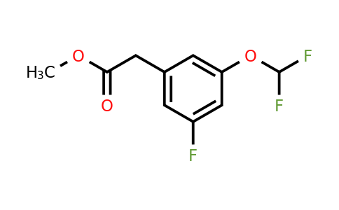 1261444-28-3 | Methyl 3-(difluoromethoxy)-5-fluorophenylacetate