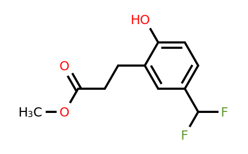 1261444-47-6 | Methyl 3-(5'-(difluoromethyl)-2'-hydroxyphenyl)propionate
