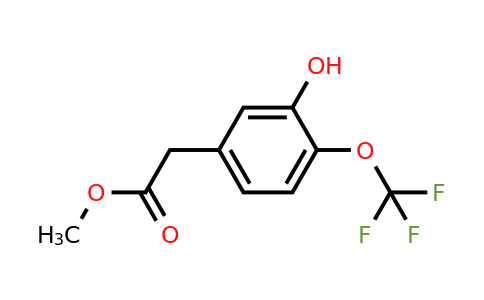 1261444-66-9 | Methyl 3-hydroxy-4-(trifluoromethoxy)phenylacetate