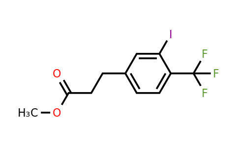 1261444-70-5 | Methyl 3-(3'-iodo-4'-(trifluoromethyl)phenyl)propionate