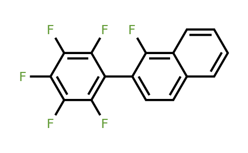 1261445-14-0 | 1-Fluoro-2-(perfluorophenyl)naphthalene