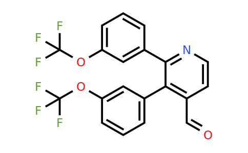 1261445-37-7 | 2,3-Bis(3-(trifluoromethoxy)phenyl)isonicotinaldehyde