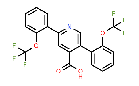 1261445-40-2 | 2,5-Bis(2-(trifluoromethoxy)phenyl)isonicotinic acid