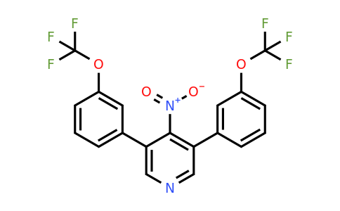 1261445-58-2 | 3,5-Bis(3-(trifluoromethoxy)phenyl)-4-nitropyridine
