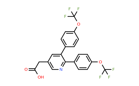 1261445-64-0 | 3,2-Bis(4-(trifluoromethoxy)phenyl)pyridine-5-acetic acid