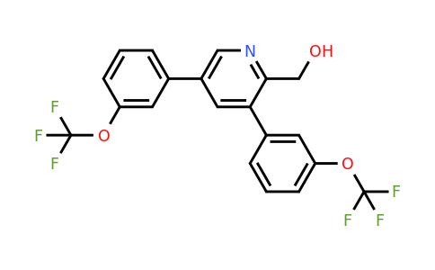 1261445-85-5 | 3,5-Bis(3-(trifluoromethoxy)phenyl)pyridine-2-methanol