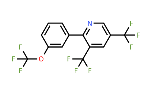 1261446-00-7 | 3,5-Bis(trifluoromethyl)-2-(3-(trifluoromethoxy)phenyl)pyridine