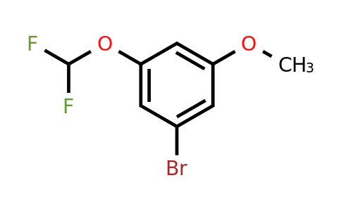 1261446-31-4 | 3-Bromo-5-(difluoromethoxy)anisole