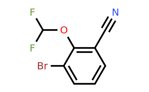 1261446-35-8 | 3-Bromo-2-(difluoromethoxy)benzonitrile