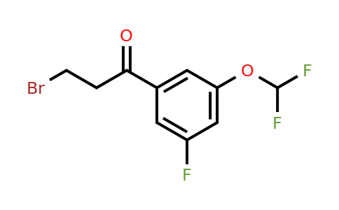 1261446-40-5 | 3-Bromo-3'-(difluoromethoxy)-5'-fluoropropiophenone