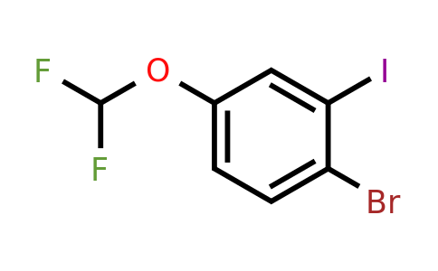 1261446-42-7 | 2-Bromo-5-(difluoromethoxy)iodobenzene