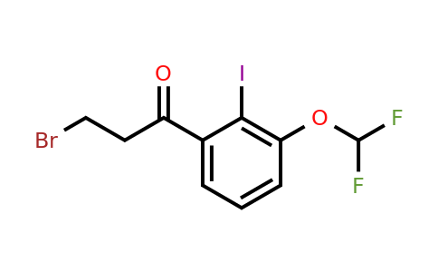 1261446-44-9 | 3-Bromo-3'-(difluoromethoxy)-2'-iodopropiophenone