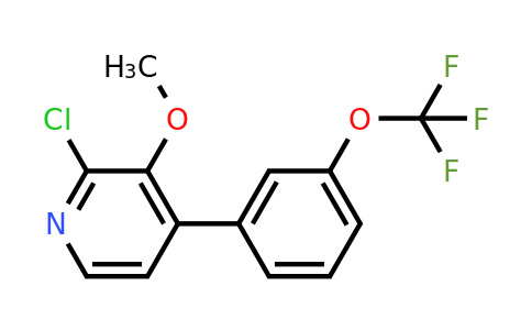 1261446-98-3 | 2-Chloro-3-methoxy-4-(3-(trifluoromethoxy)phenyl)pyridine