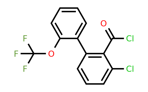 3-Chloro-2'-(trifluoromethoxy)biphenyl-2-carbonyl chloride