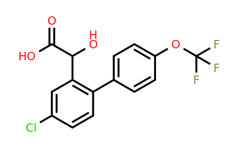 1261447-36-2 | (4-Chloro-4'-(trifluoromethoxy)biphenyl-2-yl)-hydroxyacetic acid