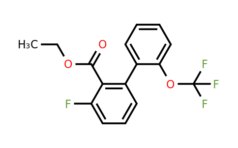1261447-60-2 | Ethyl 3-fluoro-2'-(trifluoromethoxy)biphenyl-2-carboxylate