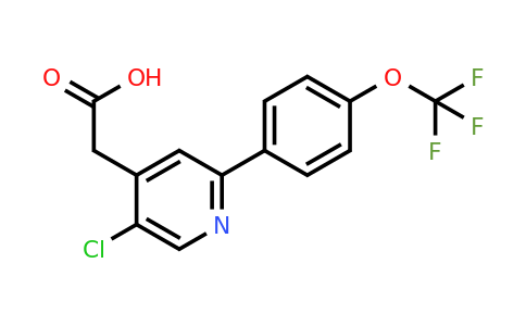 1261447-70-4 | 5-Chloro-2-(4-(trifluoromethoxy)phenyl)pyridine-4-acetic acid