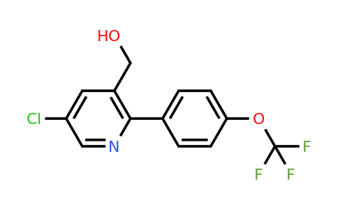 1261447-78-2 | 5-Chloro-2-(4-(trifluoromethoxy)phenyl)pyridine-3-methanol