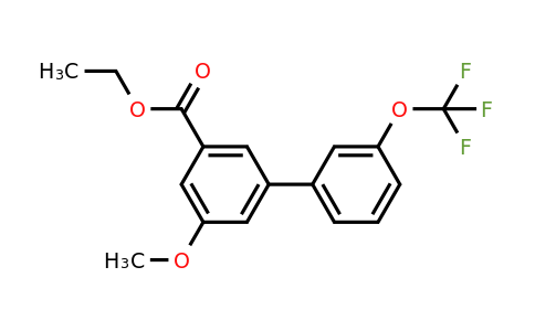 1261447-80-6 | Ethyl 5-methoxy-3'-(trifluoromethoxy)biphenyl-3-carboxylate
