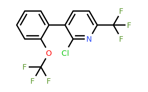 1261447-82-8 | 2-Chloro-3-(2-(trifluoromethoxy)phenyl)-6-(trifluoromethyl)pyridine