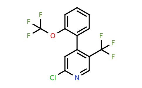 1261447-83-9 | 2-Chloro-4-(2-(trifluoromethoxy)phenyl)-5-(trifluoromethyl)pyridine