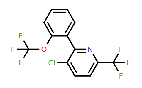1261447-85-1 | 3-Chloro-2-(2-(trifluoromethoxy)phenyl)-6-(trifluoromethyl)pyridine