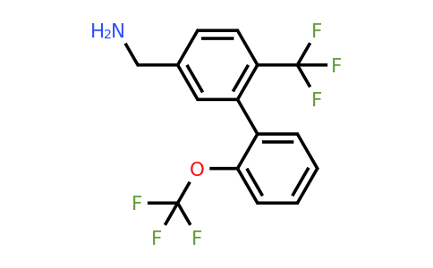 1261448-04-7 | C-(2'-(Trifluoromethoxy)-6-(trifluoromethyl)biphenyl-3-yl)-methylamine