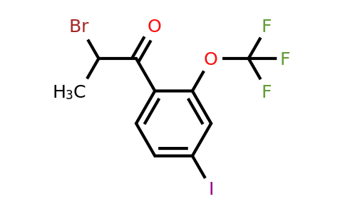1261448-69-4 | 2-Bromo-4'-iodo-2'-(trifluoromethoxy)propiophenone