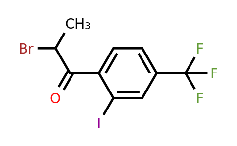 1261448-71-8 | 2-Bromo-2'-iodo-4'-(trifluoromethyl)propiophenone