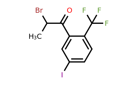 1261448-73-0 | 2-Bromo-5'-iodo-2'-(trifluoromethyl)propiophenone