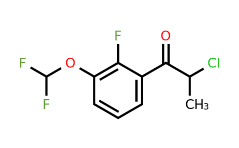 1261449-08-4 | 2-Chloro-3'-(difluoromethoxy)-2'-fluoropropiophenone