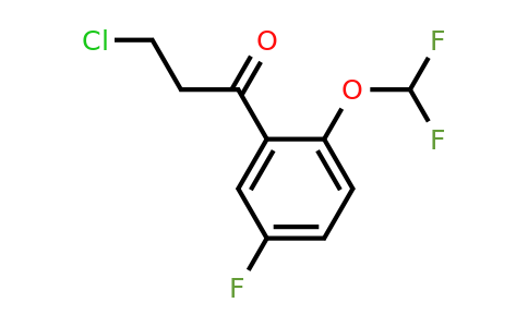1261449-10-8 | 3-Chloro-2'-(difluoromethoxy)-5'-fluoropropiophenone