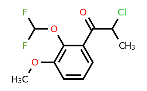 1261449-15-3 | 2-Chloro-2'-(difluoromethoxy)-3'-methoxypropiophenone