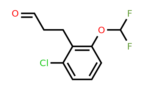 1261449-25-5 | 3-(2'-Chloro-6'-(difluoromethoxy)phenyl)propionaldehyde