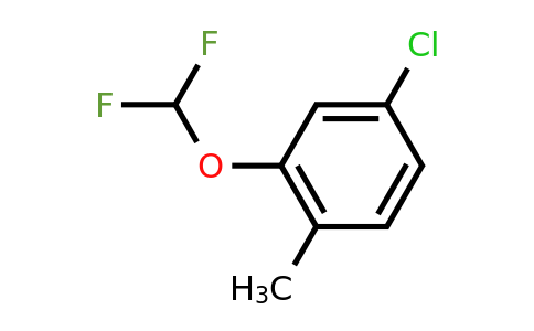 1261449-29-9 | 4-Chloro-2-(difluoromethoxy)toluene