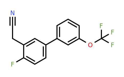 1261449-67-5 | 4-Fluoro-3'-(trifluoromethoxy)biphenyl-3-acetonitrile