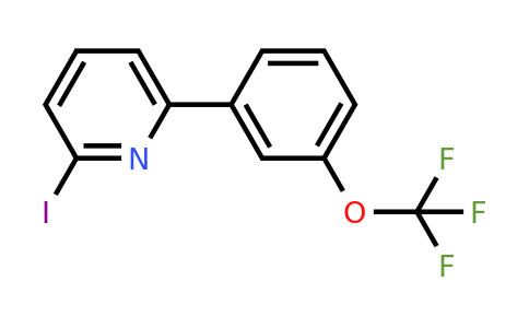 1261450-87-6 | 2-Iodo-6-(3-(trifluoromethoxy)phenyl)pyridine