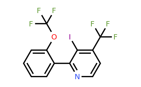1261450-90-1 | 3-Iodo-2-(2-(trifluoromethoxy)phenyl)-4-(trifluoromethyl)pyridine